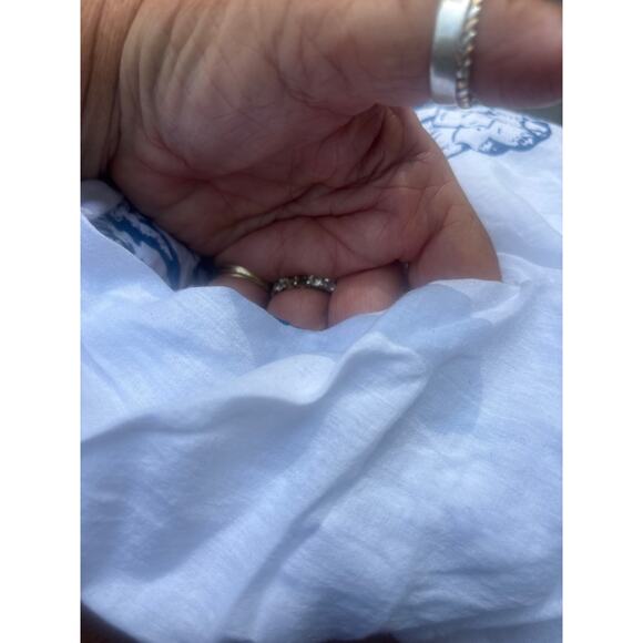 Blue Island Beach Coverup Pineapples 1X Lightweight Resort-wear Breezy Pockets - Picture 9 of 13